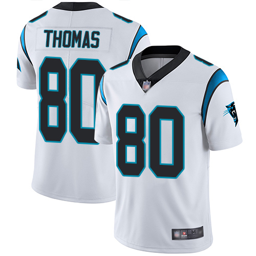 Carolina Panthers Limited White Men Ian Thomas Road Jersey NFL Football #80 Vapor Untouchable